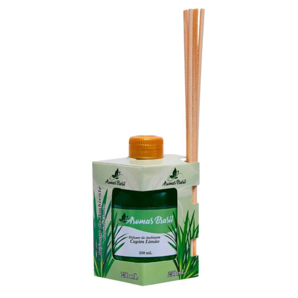 Difusor de Ambientes Aromas Brasil 250ml Capim Limão