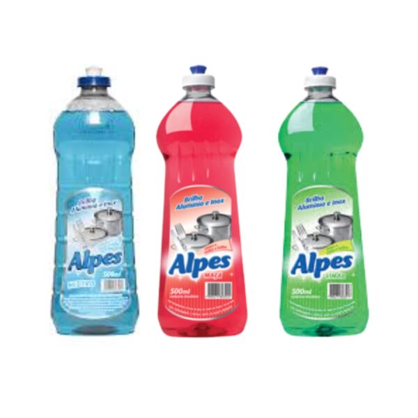 BRILHA ALUMÍNIO E INOX ALPES 500 ML - LIMÃO