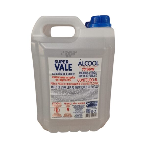ÁLCOOL 70% LÍQUIDO HOSP 5L - SUPER VALE