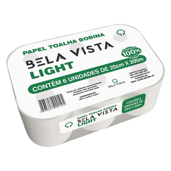 PAP TOALHA BOB LIGHT 20X200X6 BELA VISTA