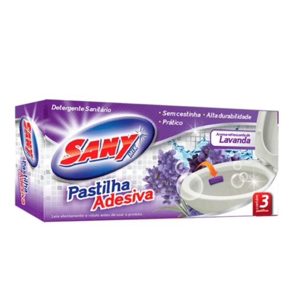 PASTILHA ADESIVA SANY MIX LAVANDA C/3