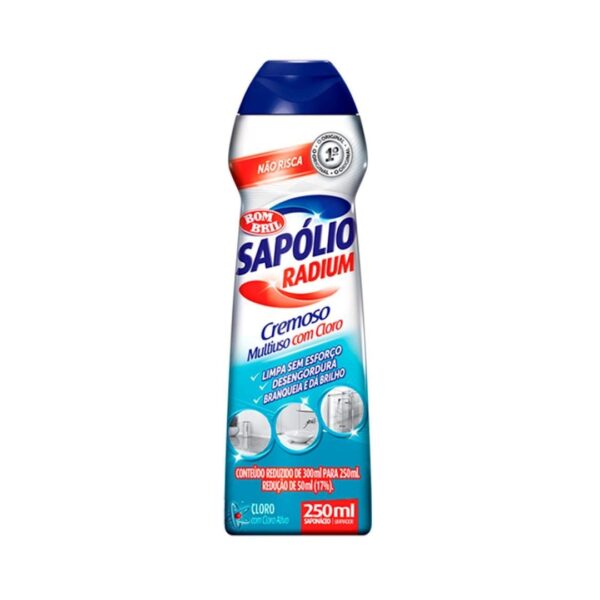 SAPÓLIO CREMOSO CLORO RADIUM 250ML
