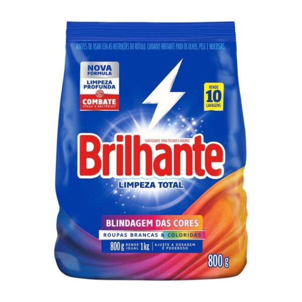 SABÃO EM PÓ BRILHANTE 800GR