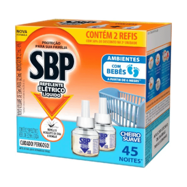 INSET SBP  REFIL ELET SUAVE 2UN