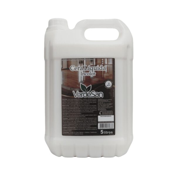 CERA LÍQUIDA INCOLOR VERDE SAN 5 LITROS