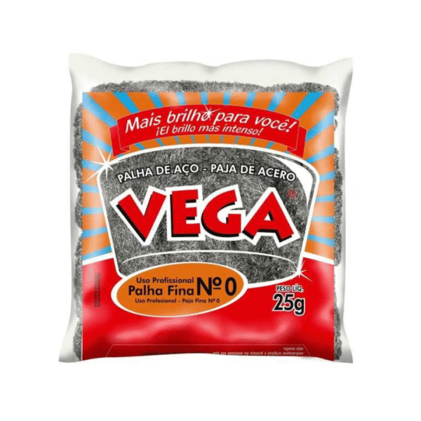 PALHA DE AÇO VEGA 25 G NÚMERO 0