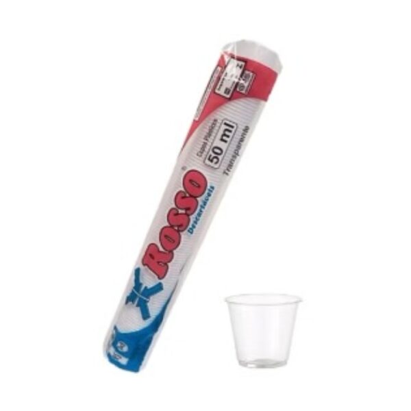 COPO DESCARTÁVEL BRANCO 50ML CX 5000 UN ROSSO