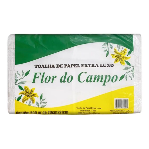 PAP TOALHA INTERFOLHADO FLOR DO CAMPO 20X21