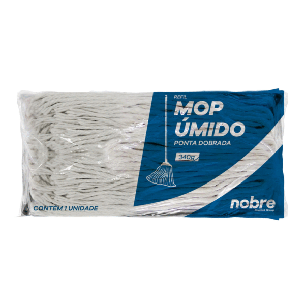 MOP ÚMIDO (REFIL 340GR- 700%ALGODÃO) - NOBRE