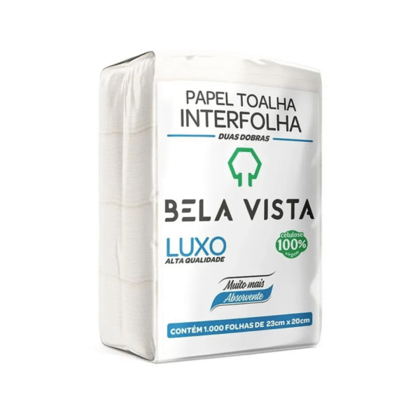 PAP TOALHA INTERFOLHADO LUXO 23X20 C/5.000 FLS BELA VISTA