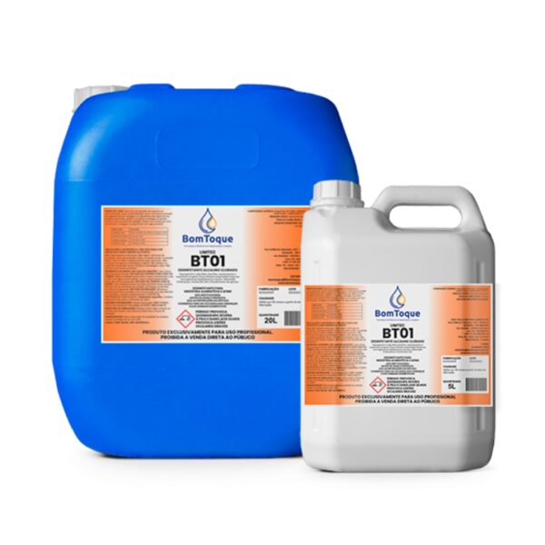 BT 01 20 LITROS DESINFETANTE ALCALINO CLORADO