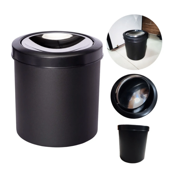 LIXEIRA PIA 5 LITROS PRETO PC