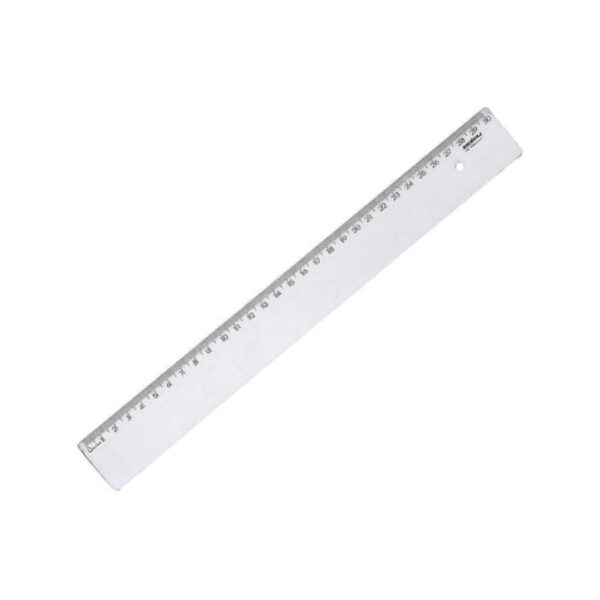 RÉGUA 30CM WALEU NEW LINE COLORS CRISTAL(E)