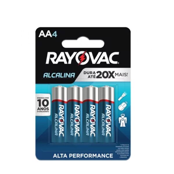 PILHA RAYOVAC  ALCALINA 4 UN