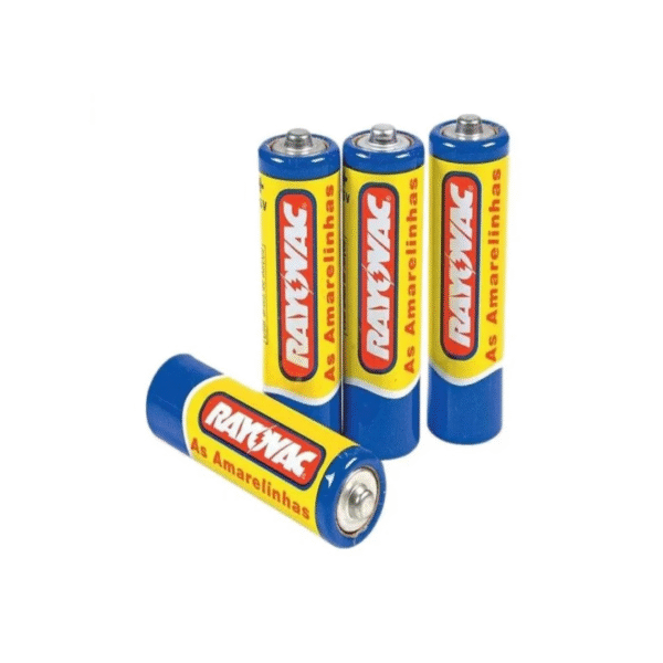 PILHA RAYOVAC AMARELA  PALITO AAA TUBO