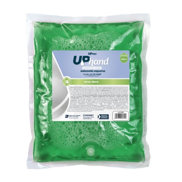 SAB ESPUMA REFIL BAG 600ML (S/VÁLVULA) ERVA DOCE UP NOBRE