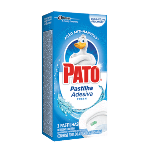 PATO PASTILHA ADESIVA FRESH C/3