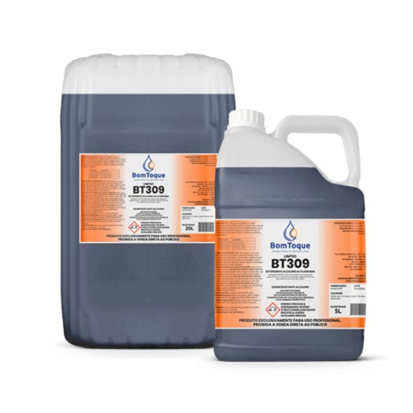 BT 309 DETERGENTE ALCALINO ALTA ESPUMA 20L