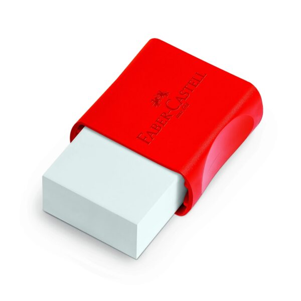 BORRACHA FABER TK PLAST  PEQ BRANCA(E)