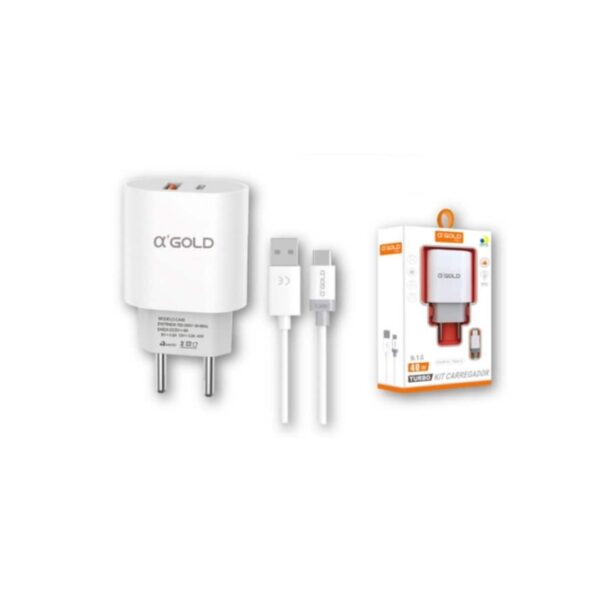 KIT TOMADA + CABO TYPE C -UR32