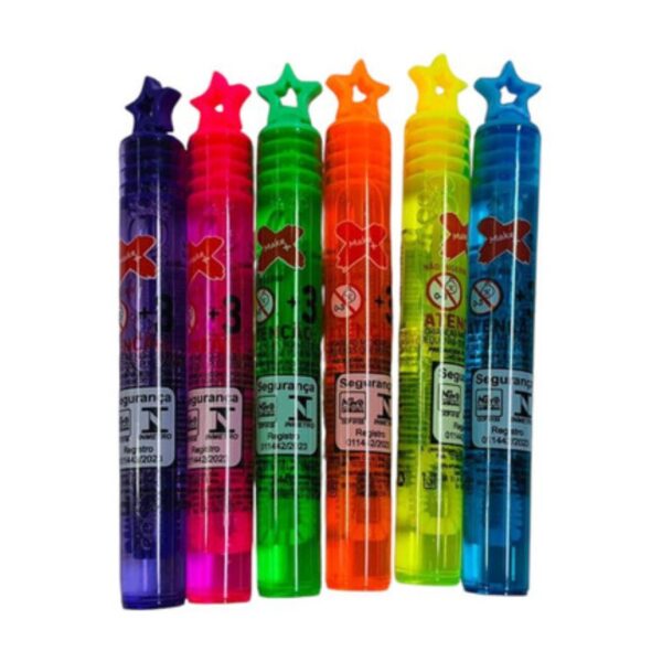 BOLHA SABÃO 5CM.10ML ESTRELA SORT.