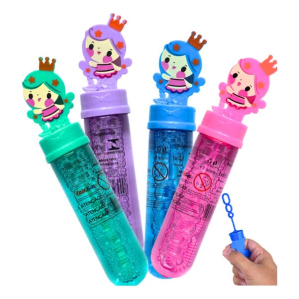 BOLHA SABÃO 14CM.25ML MENINAS SORT.