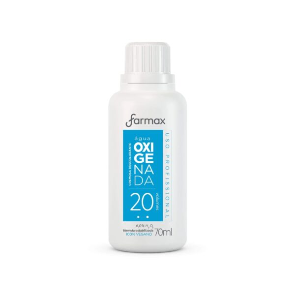 ÁGUA OXIGENADA 20 VOLUMES 70ML FARMAX